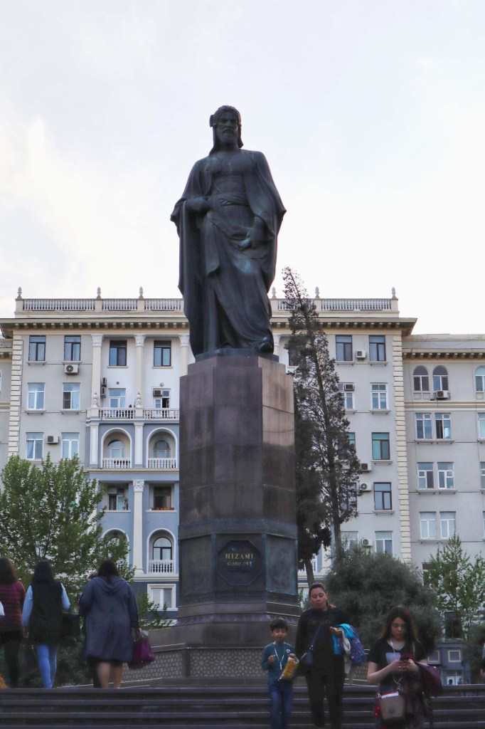 Poet Nizami Ganjavi in Baku, Azerbaijan | Copyright Image | From The Corner Table