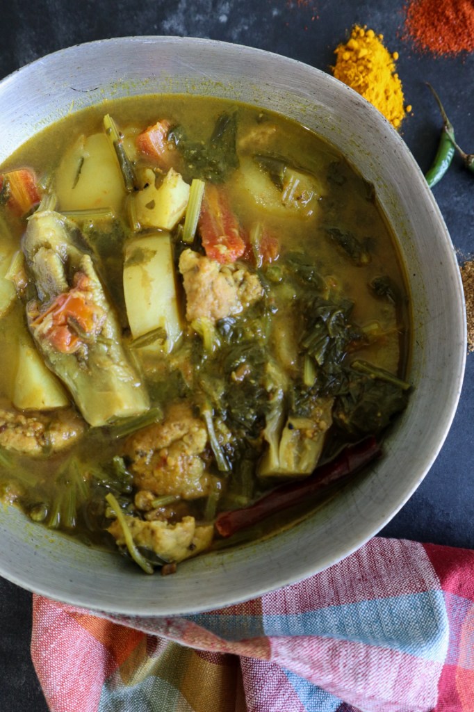 Rosha or Bengali Vegetable Stew | Copyright Image | From The Corner Table