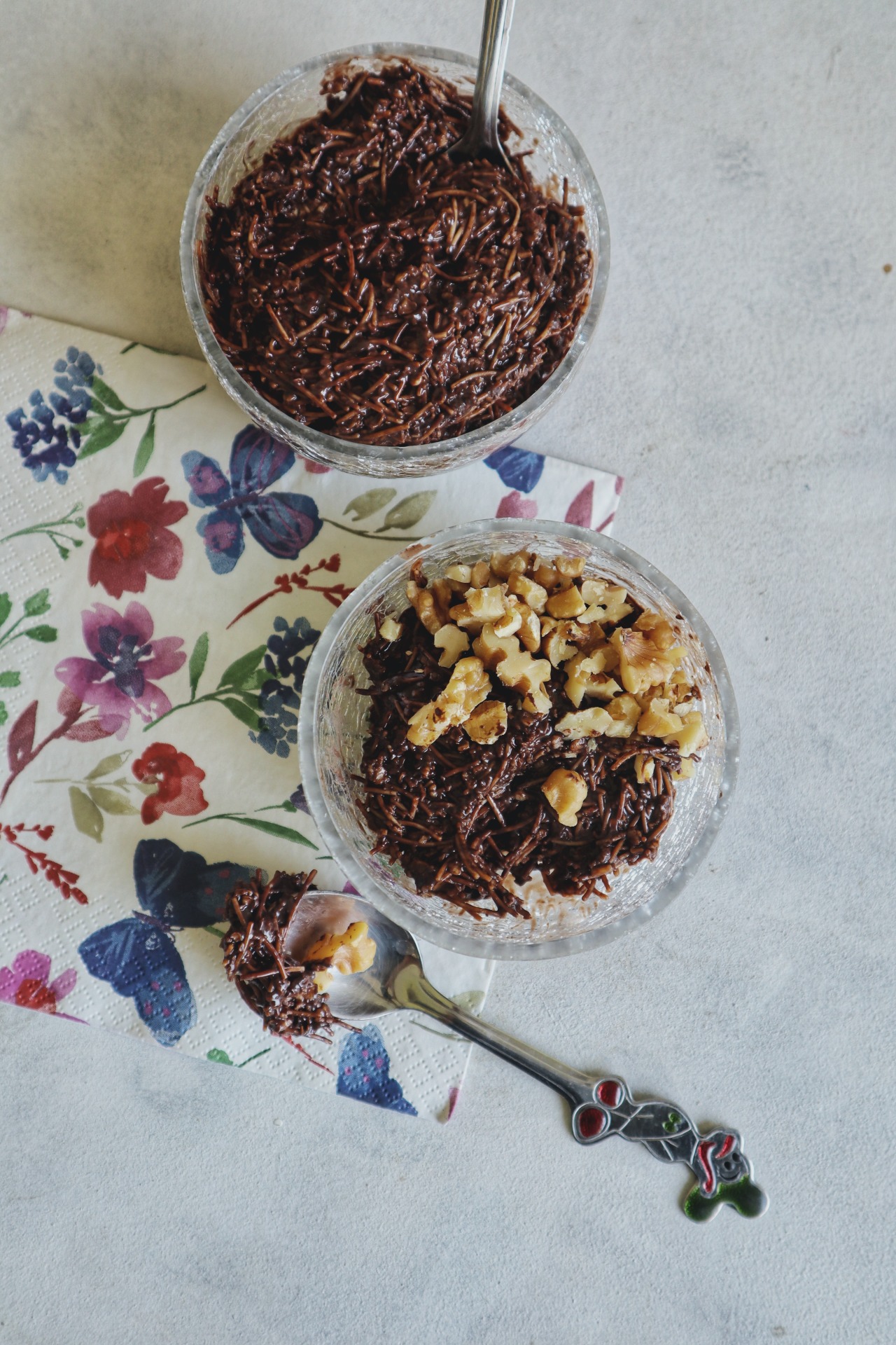 Oats Vermicelli Pudding - recipe on From The Corner Table (copyright image)