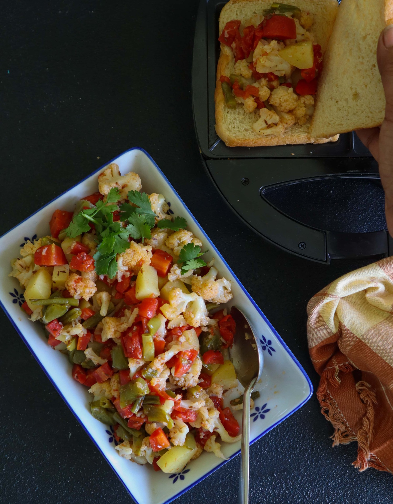 slow-cooked mixed vegetables fromthecornertable