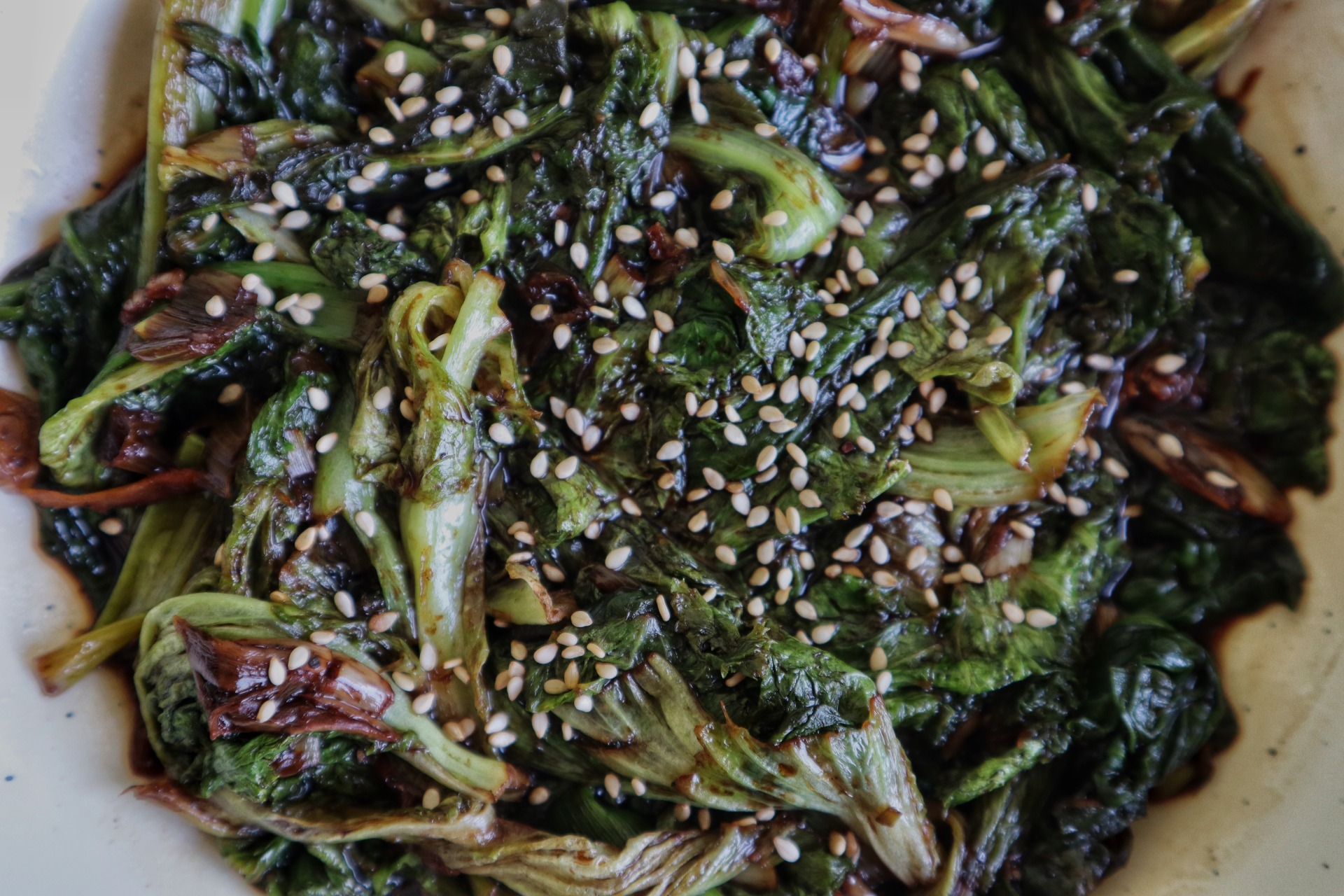 Stir Fried Lettuce | Copyright Image | From The Corner Table