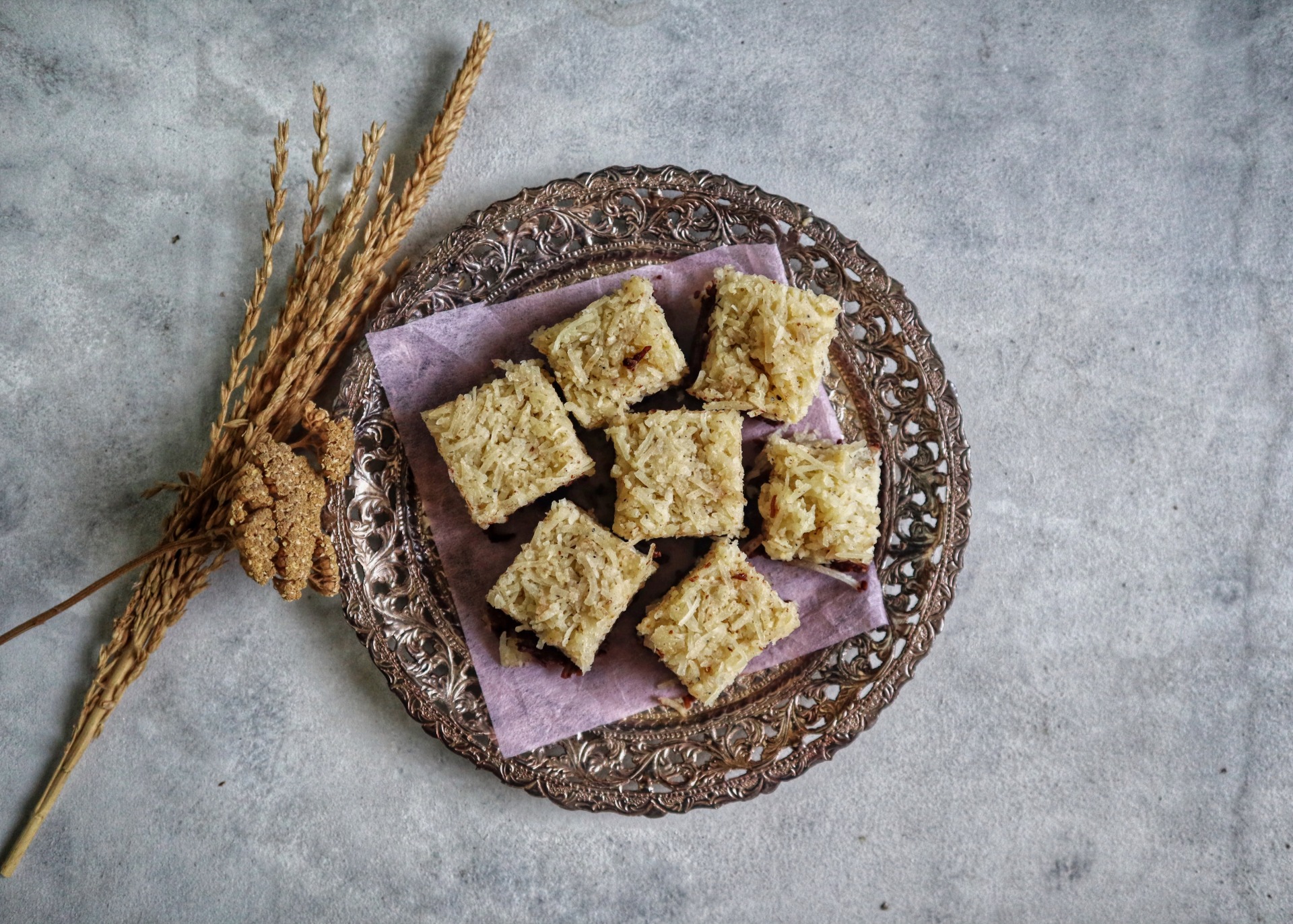 Chocolate & Cardamom Coconut Barfi | Copyright Image | From The Corner Table