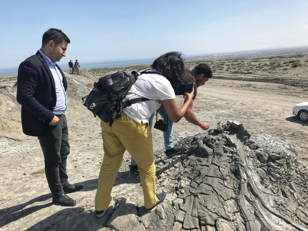 Mud volcanoes (3)-01, Azerbaijan | Copyright Image | From The Corner Table