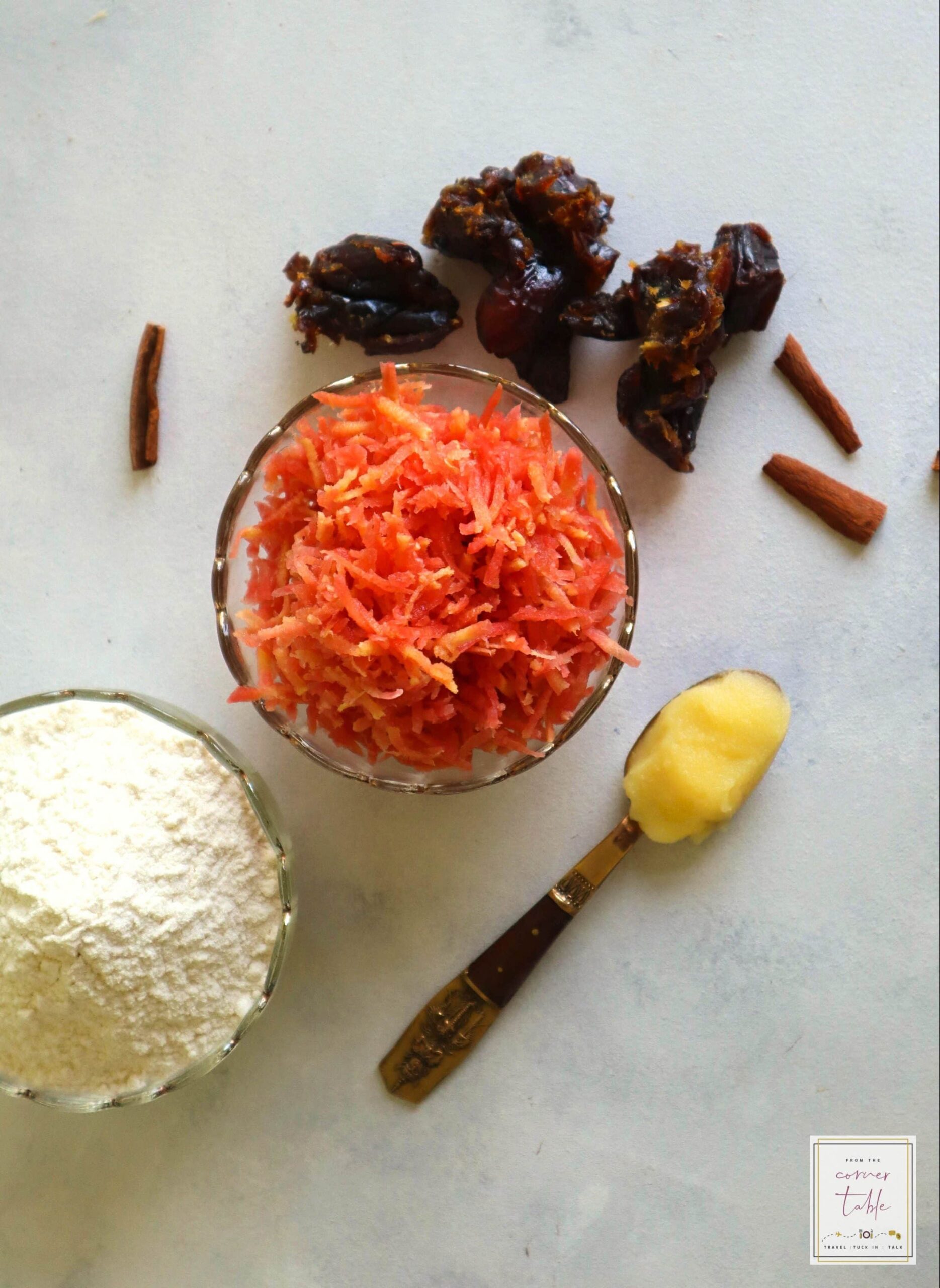 gajar Ka halwa, carrot halwa, #indiandesert #fromthecornertable