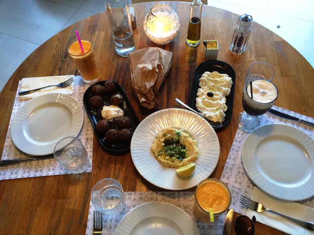 Kolokithokeftedes, Tzatziki, Fava Dip, Greek coffee, from the corner table, #fromthecornertable