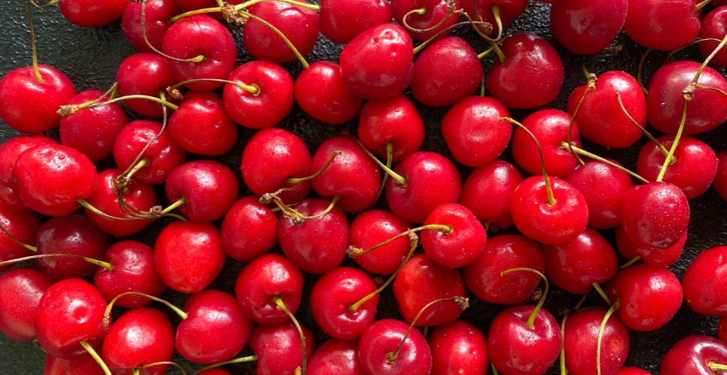 Cherry Yoghurt Honey Popsicles | Copyright Image | From the Corner Table