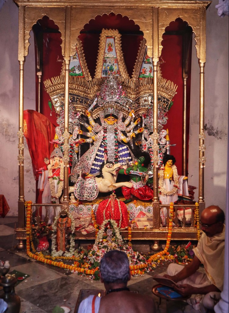 fromthecornertable, from the corner table, durga puja, bonedi bari puja, nilmani mitra