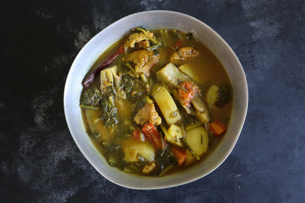 Rosha or Bengali Vegetable Stew | Copyright Image | From The Corner Table