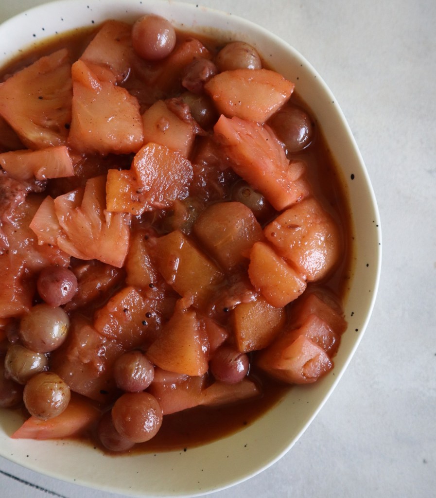 Mixed Fruit Chaatni or Mixed Fruit Chutney | Copyright Image | From The Corner Table