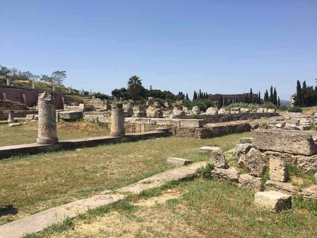 Athens Kerameikos, from the corner table, #fromthecornertable