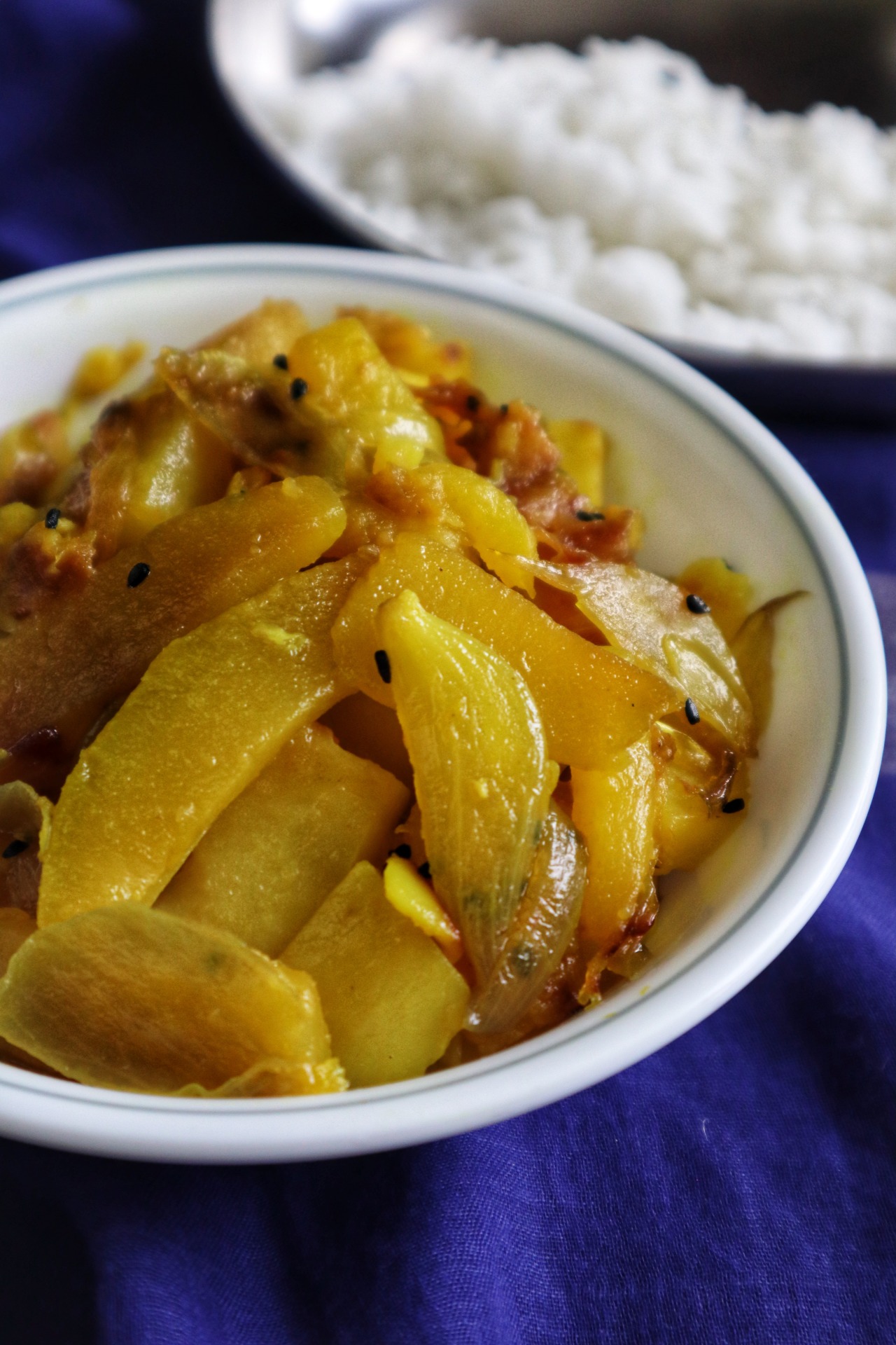 Pumpkin & Potato in Mustard Oil | Copyright Image | From The Corner Table